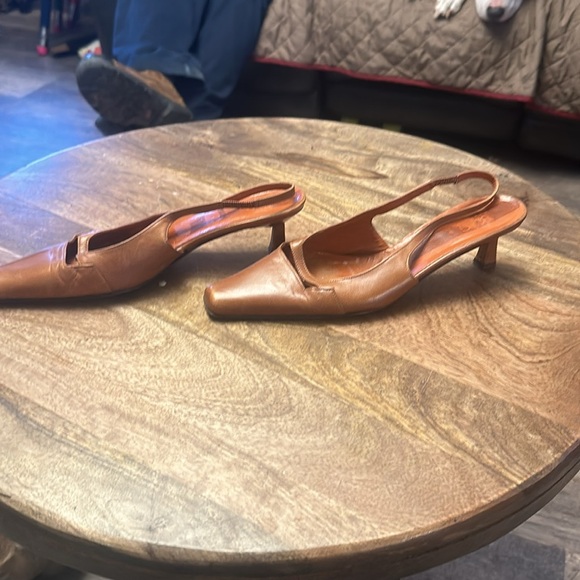 BGC kitten Hill sling back camel color - Picture 2 of 4